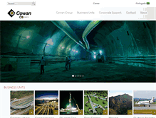 Tablet Screenshot of cowan.com.br